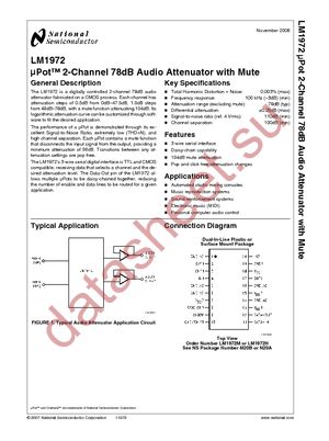 LM1972N datasheet  